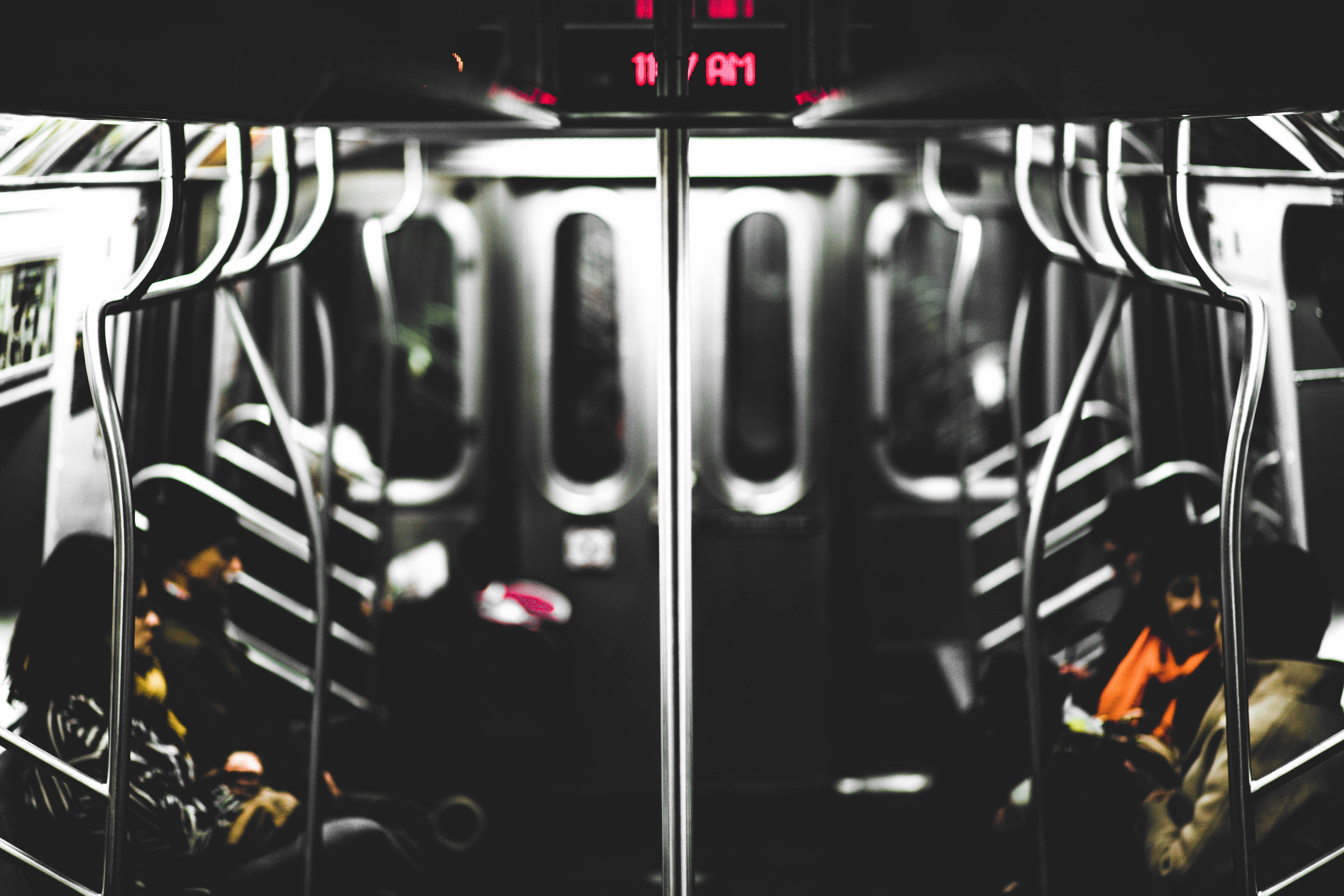 I ride the subway everyday and I wanted to capture that.